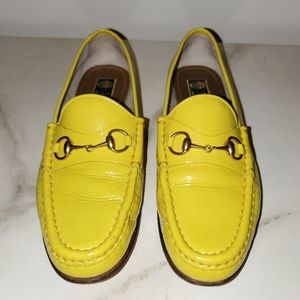 Gucci patent leather loafers